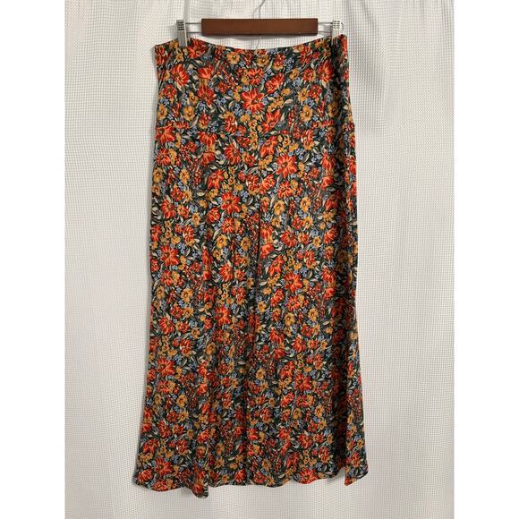 The ZigZag Stripe BOHO Cottagecore Festival Floral Wide Leg Flowy Pants 2XL - Picture 3 of 9